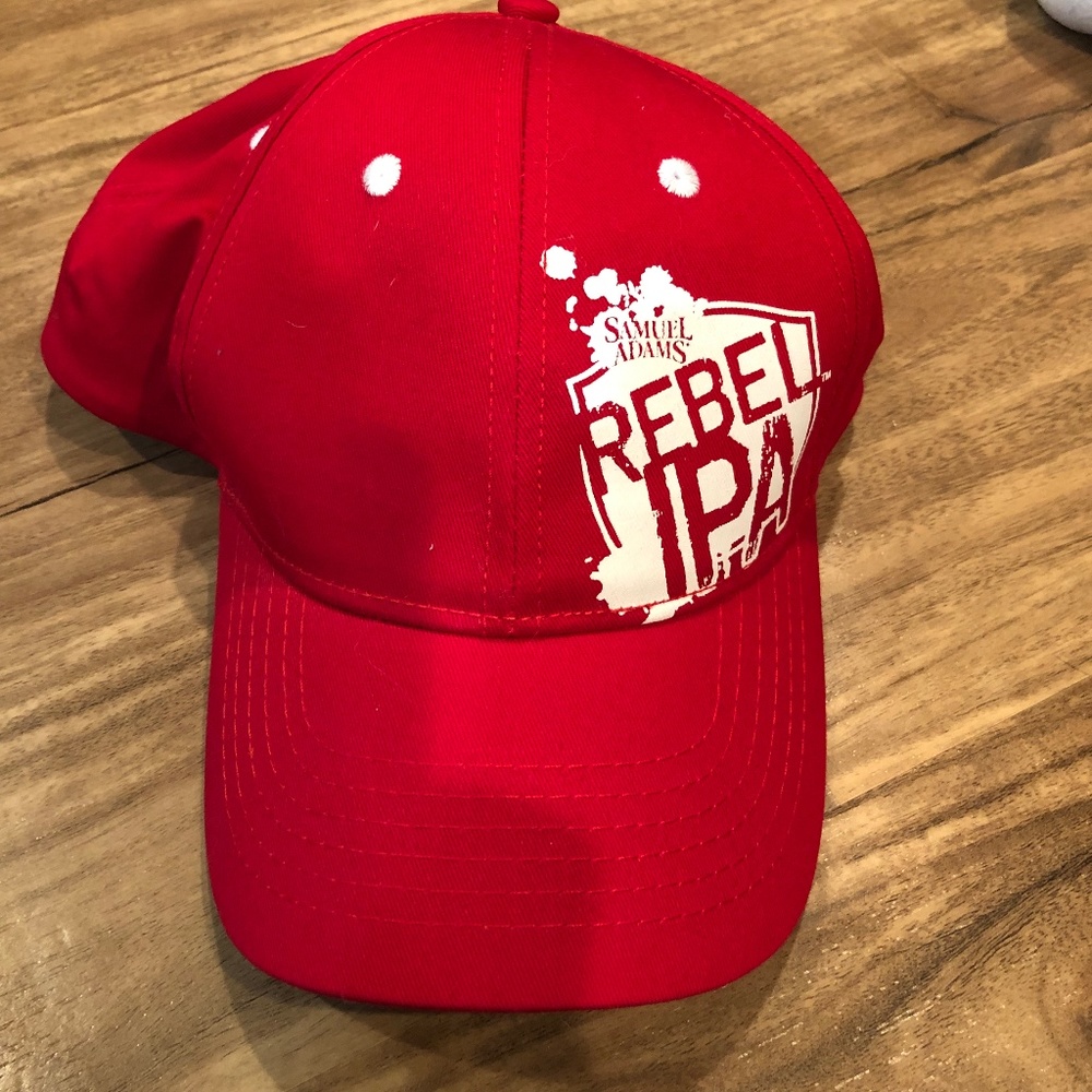 Sam Adams Rebel IPA Beer Snapback Red